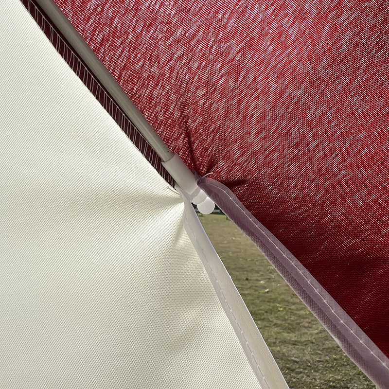 Rangka Fiber 2M, Poros Aluminium Ringan, Payung Matahari Biasa.