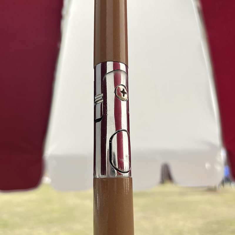 Rangka Fiber 2M, Poros Aluminium Ringan, Payung Matahari Biasa.