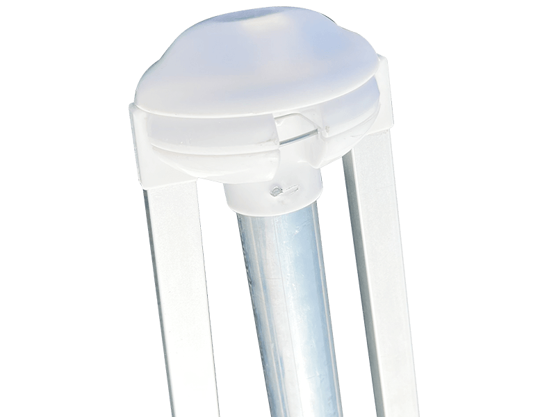 Payung Pantai Dekoratif 2,8*2,4M Bergaris 2