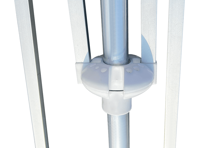 Payung Pantai Dekoratif 2,8*2,4M Bergaris 2