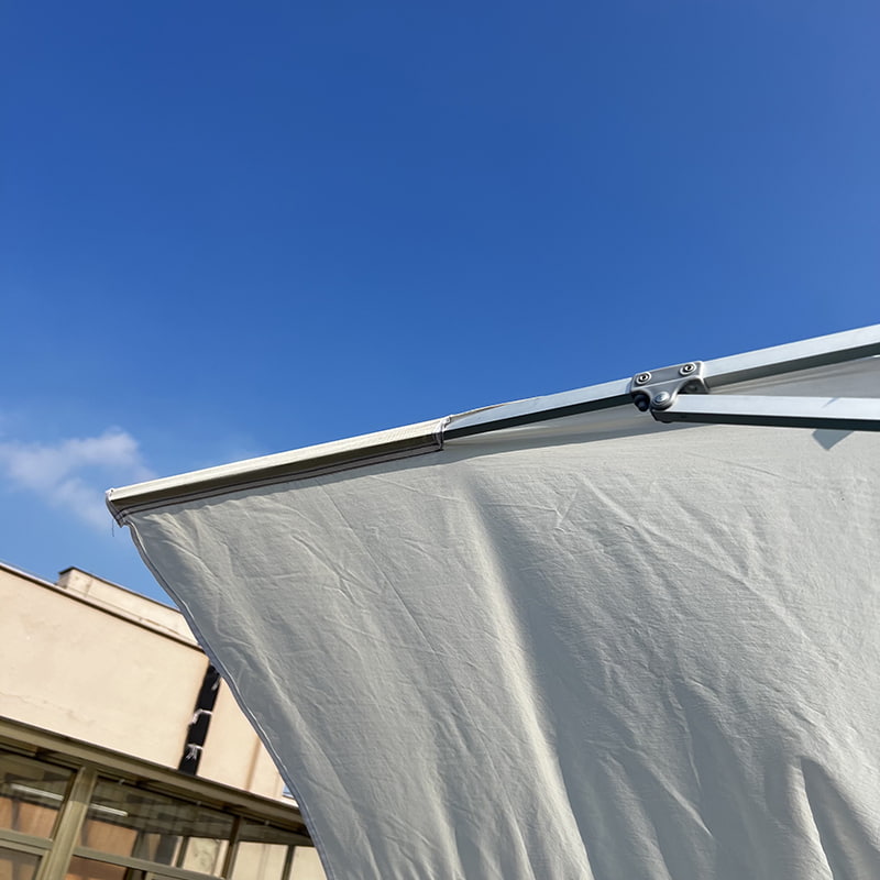 Payung Pantai Dekoratif 2,8*2,4M Bergaris 2