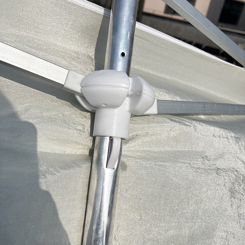 Payung Pantai Dekoratif 2,8*2,4M Bergaris 2