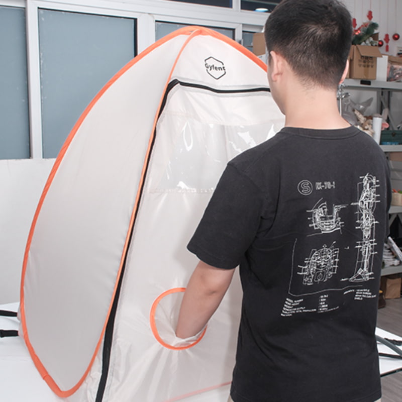 Tenda Penyimpanan Tahan Hujan Semprot Portabel Pop-Up