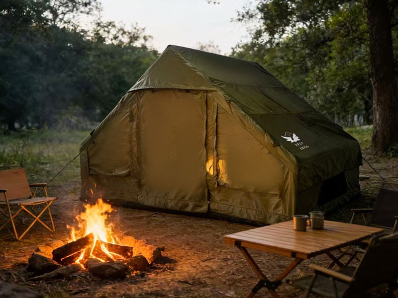 Tenda Kemah Tiup Hijau Militer Ukuran Kecil Tenda Kemah Tiup Hijau Militer Ukuran Kecil