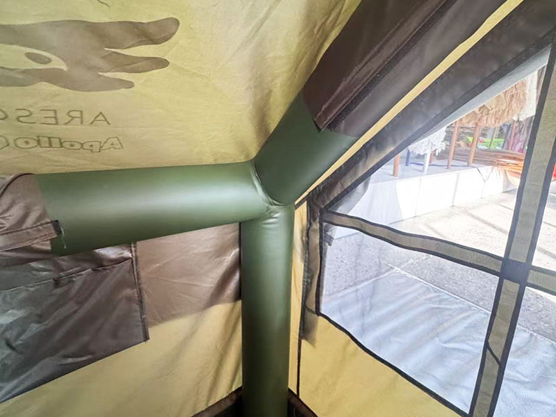 Tenda Kemah Tiup Hijau Militer Ukuran Kecil Tenda Kemah Tiup Hijau Militer Ukuran Kecil