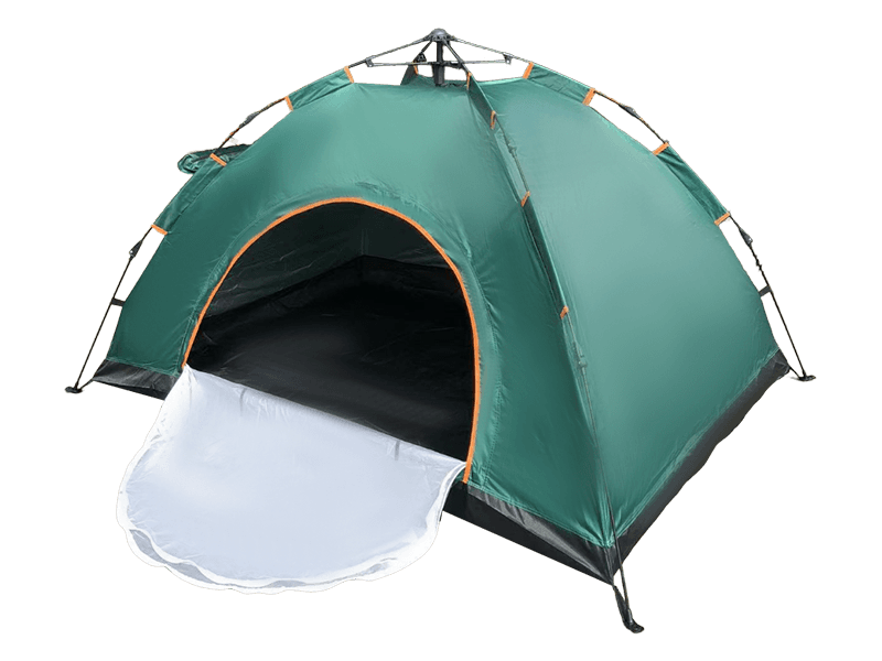 Tenda Dua Lapis Pseudo Portabel Luar Ruangan Sepenuhnya Otomatis