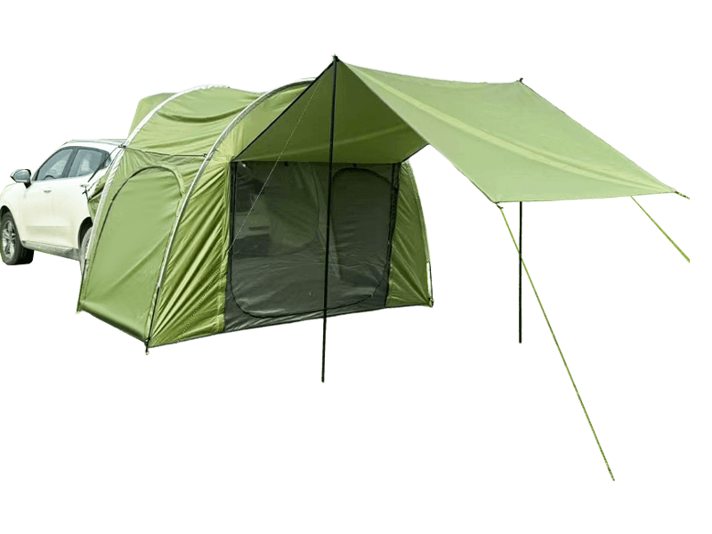 Tenda Belakang Untuk Mobil Dengan Kanopi Jaring Yang Dapat Diperpanjang