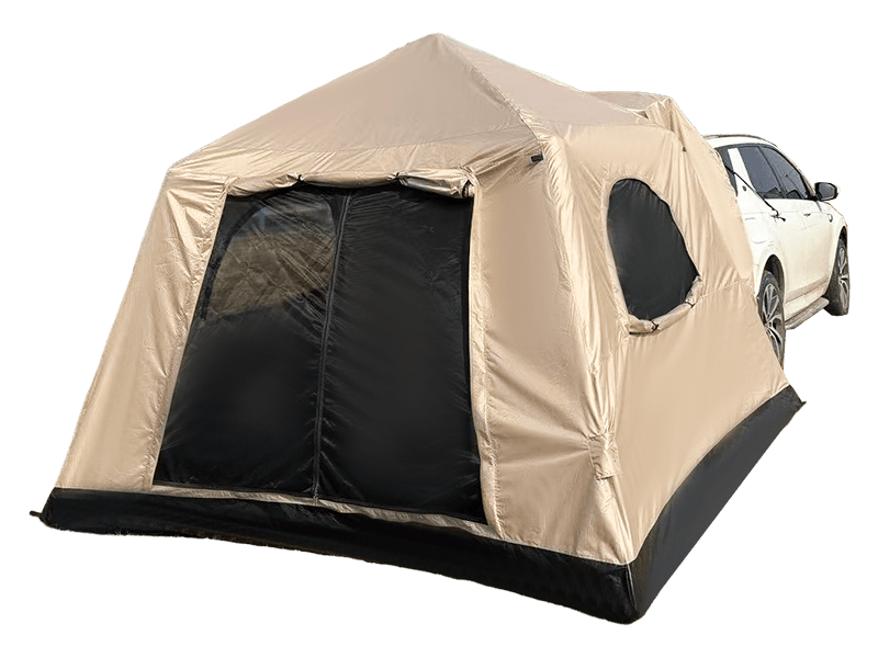 Tenda Kemah Mobil Dipasang di Belakang