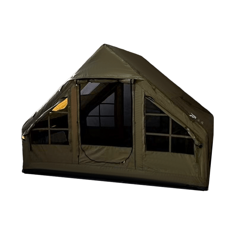 Tenda Kemah Tiup Hijau Militer Ukuran Kecil